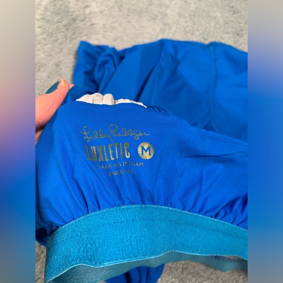 Lilly Pulitzer Blue luxletic Tank Top medium - Picture 6 of 8